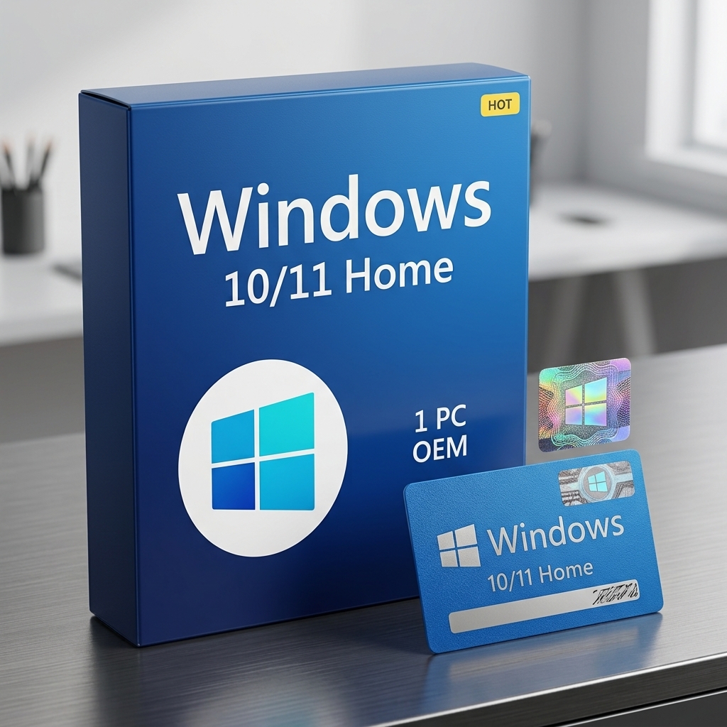 Microsoft Windows 10 / 11 Home OEM License Key - 1 PC