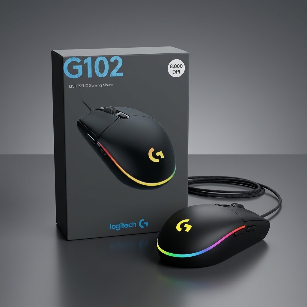 Logitech G102 LIGHTSYNC Gaming Mouse - 8,000 DPI & RGB